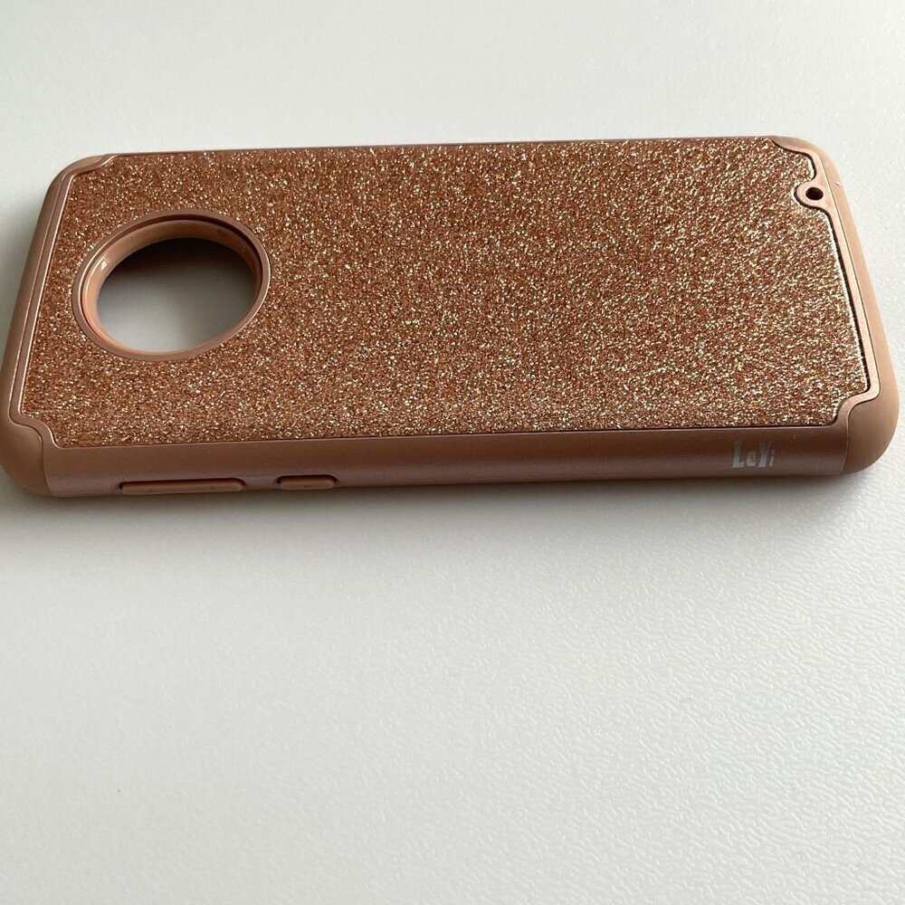 MOTO G6 PLUS PHONE CASE ROSE GOLD - Picture 3 of 9